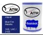 Preview: Jaguar, Blue Fire Metallic, 1AS / JAC / 2155: 500ml Lackdose, von ATW Autoteile West.